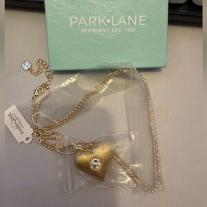 Park Lane Gold Heart Pendant Necklace